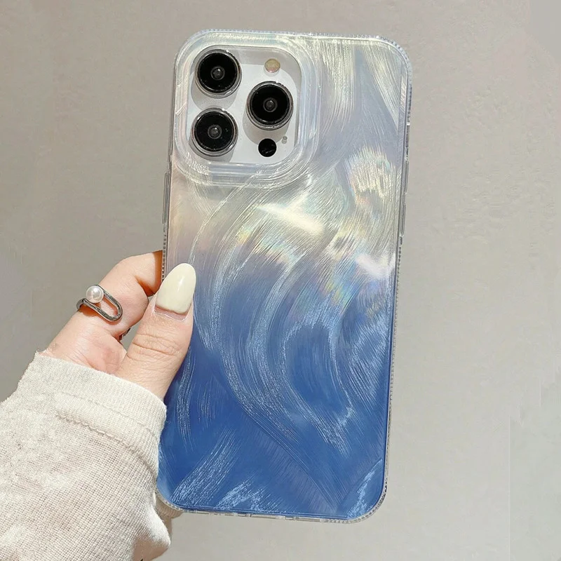 Phone Cases Blue - Чехол для телефона с блестящим градиентом