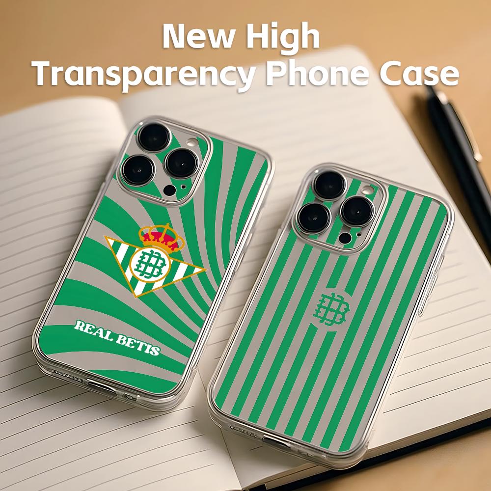Phone Cases For Iphone 13 - Роскошный прозрачный чехол R-Real Luxury B-Betis-s