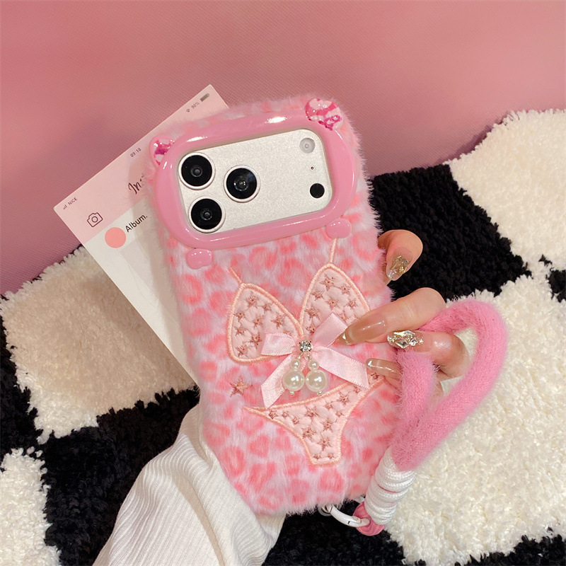 Phone Cases For Iphone 13 - Роскошный плюшевый чехол для телефона с
