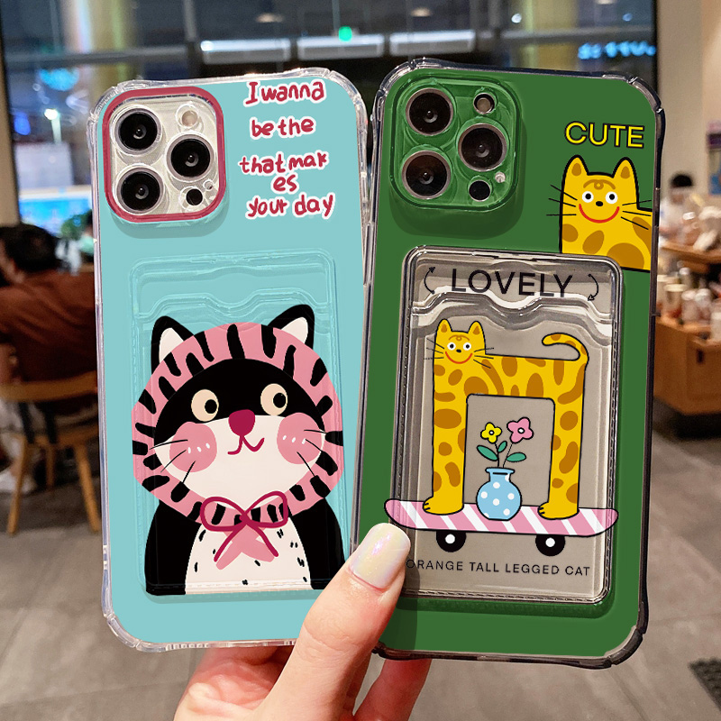 Phone Cases Holder - Милый мультяшный чехол для телефона с