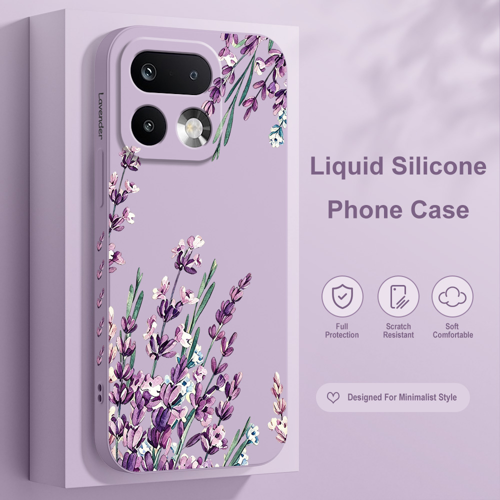 Phone Cases Iphone 15 - Чехол для телефона с лавандовым узором