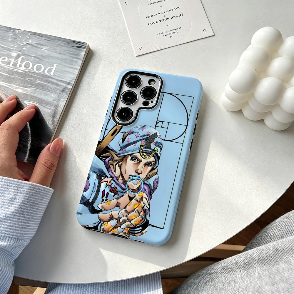 Phone Cases Samsung S25 - Крутой аниме-чехол J-JOJO Steel Ball Run