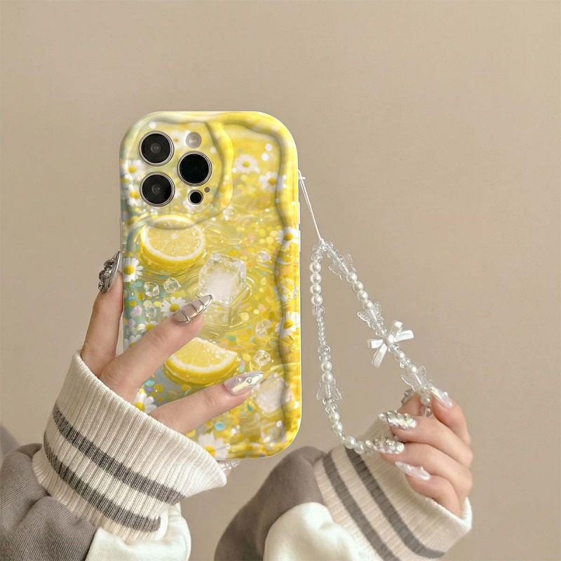 Phone Cases Yellow - Желтый чехол для телефона с узором