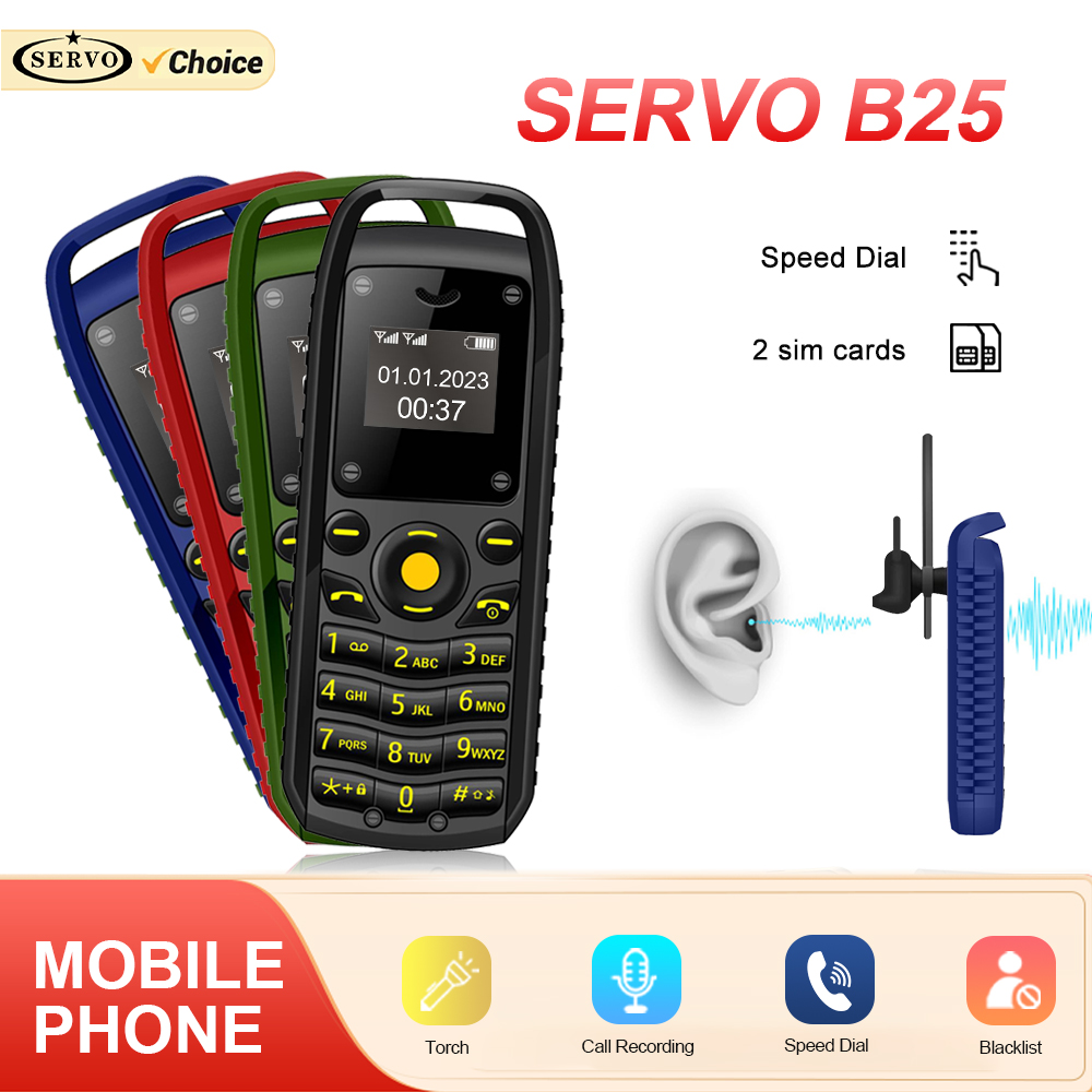 Phone Cases Verizon - SERVO B25 Мини-мобильный телефон 2 SIM-карты