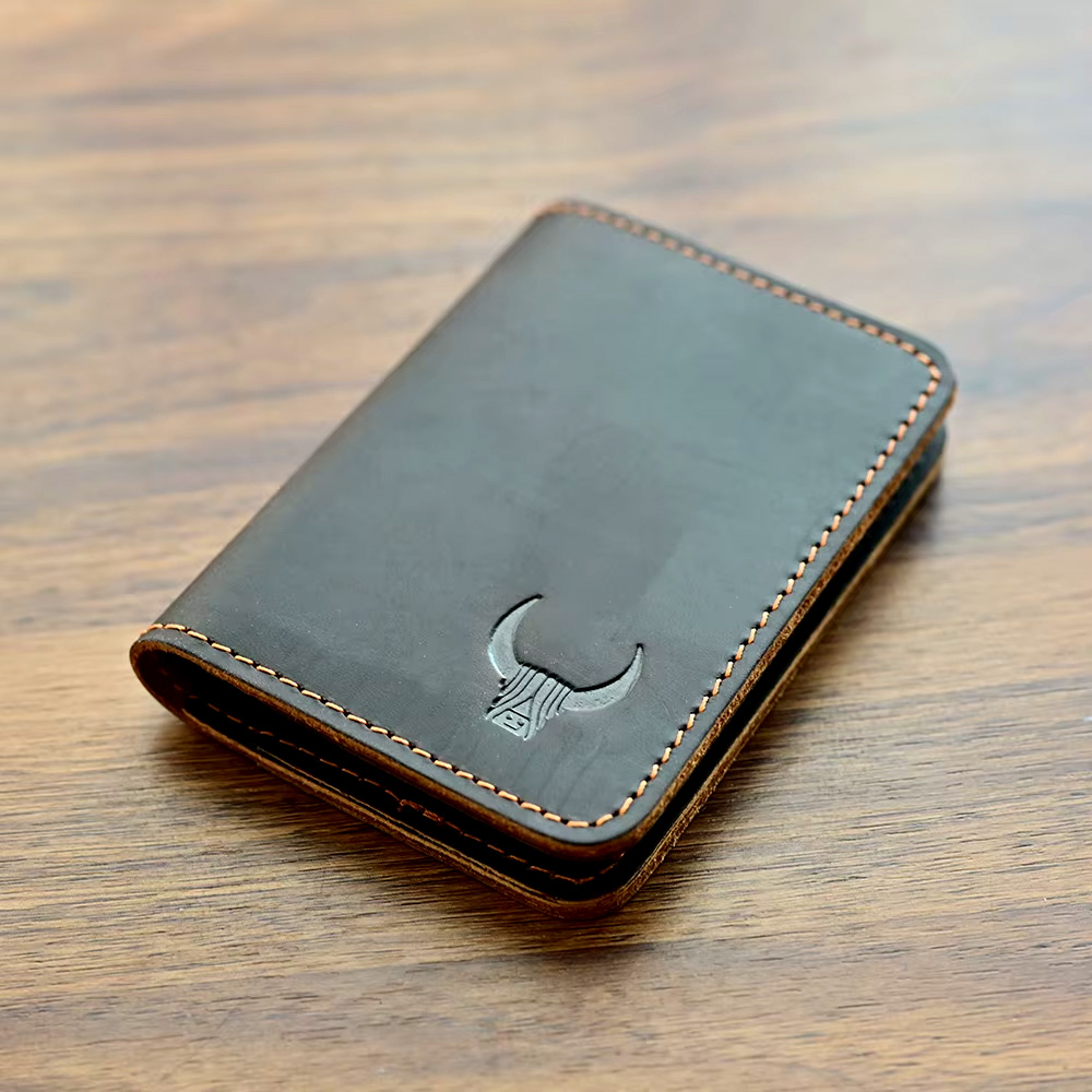 Slim Card Slot Case - Тонкий бумажник из 100% натуральной кожи
