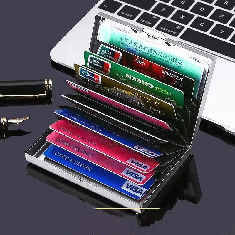 Slim Card Slot Case - 10-слотовый держатель для кредитных карт из