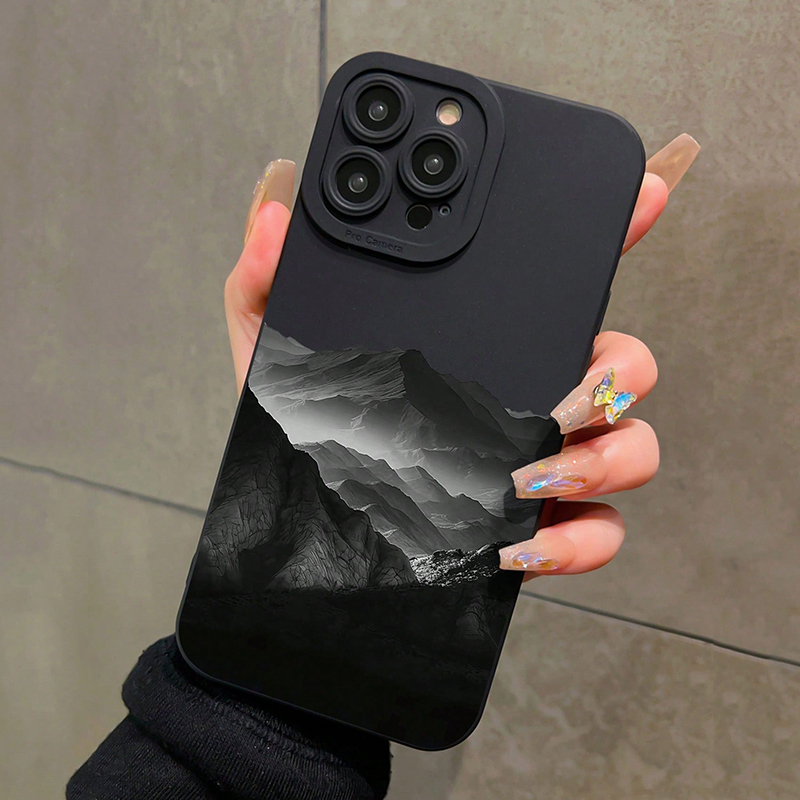 Phone Cases Designer - Чехол для телефона Black Mountain INS
