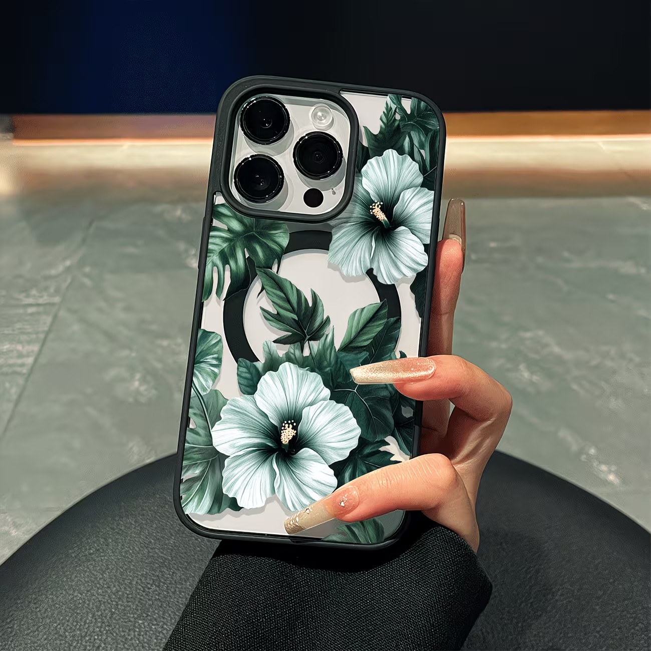 Phone Cases With Magsafe - Зеленый чехол для телефона с цветочным