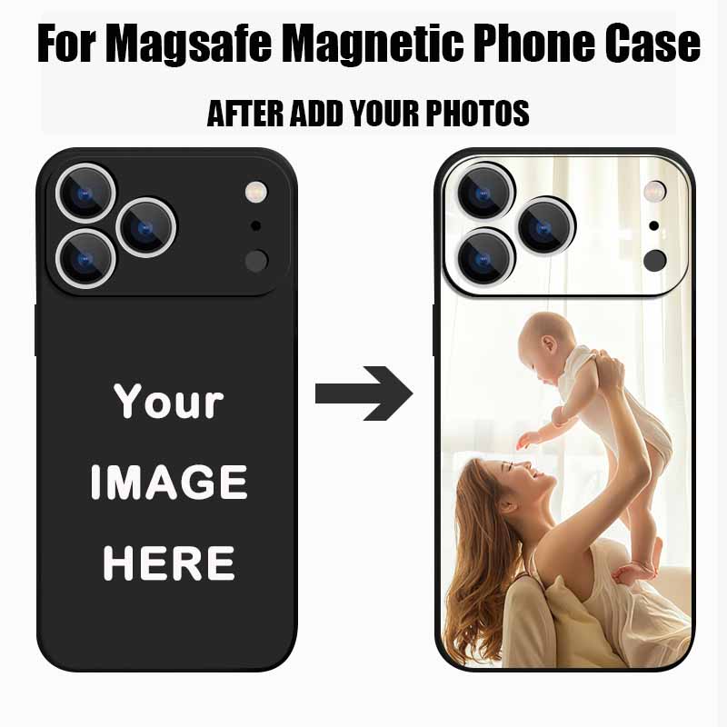 Phone Cases Personalised - Магнитный персонализированный чехол для телефона с