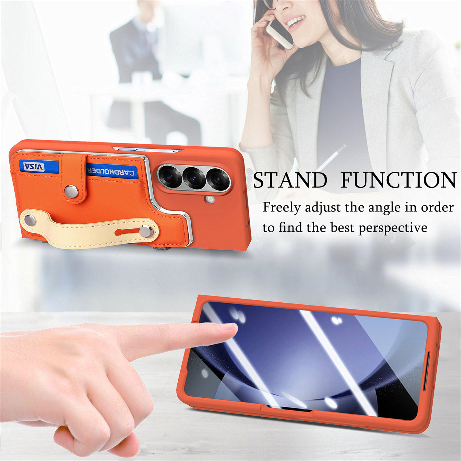 Чехол для Samsung Z Fold 8 Ult – обзор и цена Slim Card Slot Case