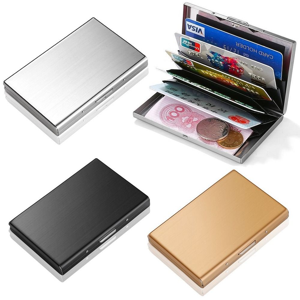 Металлический картхолдер на 6  – обзор и цена Slim Card Slot Case