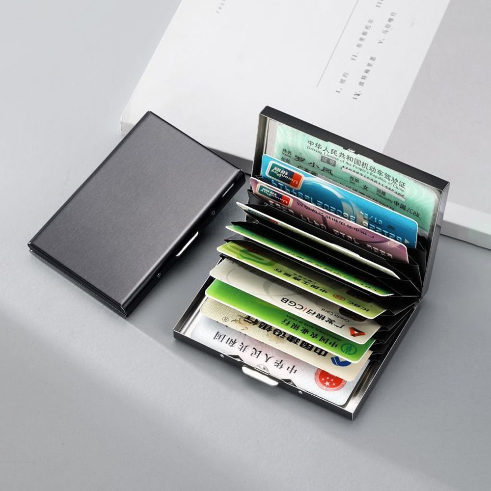 Металлический картхолдер на 6  – обзор и цена Slim Card Slot Case