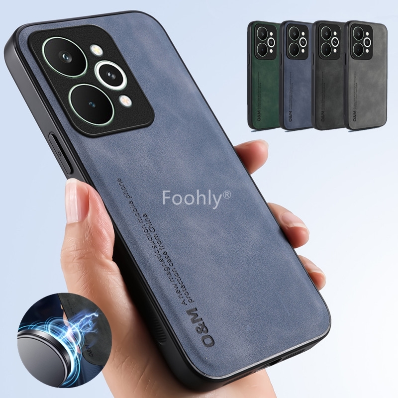 Магнитный чехол из нубука для  – обзор и цена Phone Cases Realme