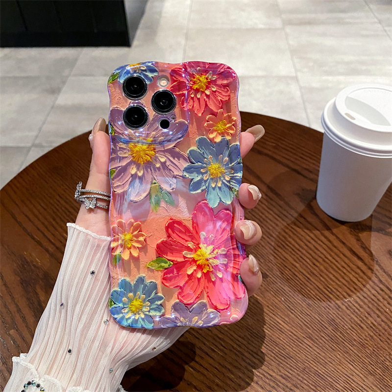 Ретро синий свет, картина масл – обзор и цена Phone Cases Blue