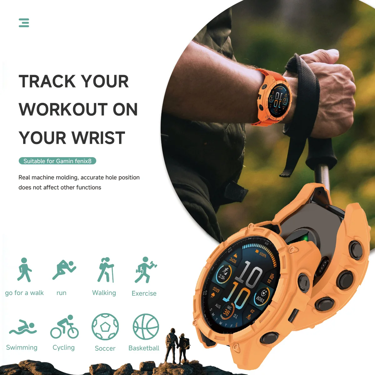 Чехол из ТПУ для Garmin Fenix8 – обзор и цена Phone Cases Android